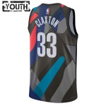 Maillot NBA Brooklyn Nets Nic Claxton Nike 2023-24 City Edition Noir Swingman - Enfant